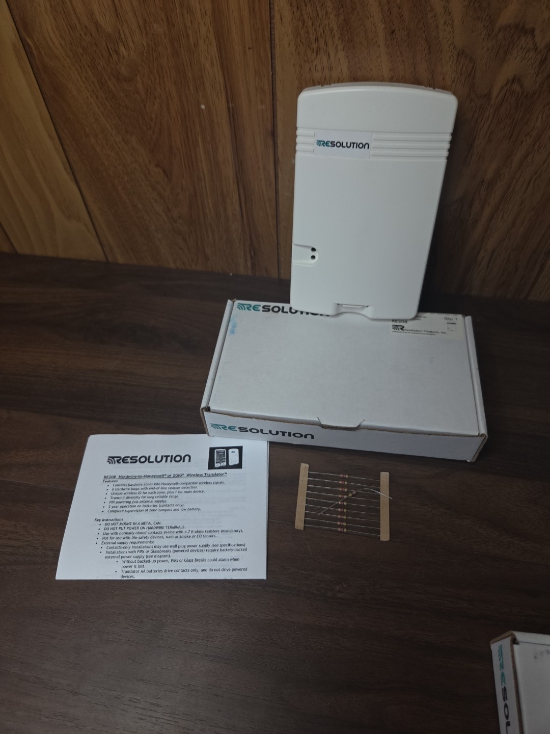 RESOLUTION PRODUCTS RE208 HARDWIRE TO HONEYWELL TAKEOVER MODULE NEW  Open Box