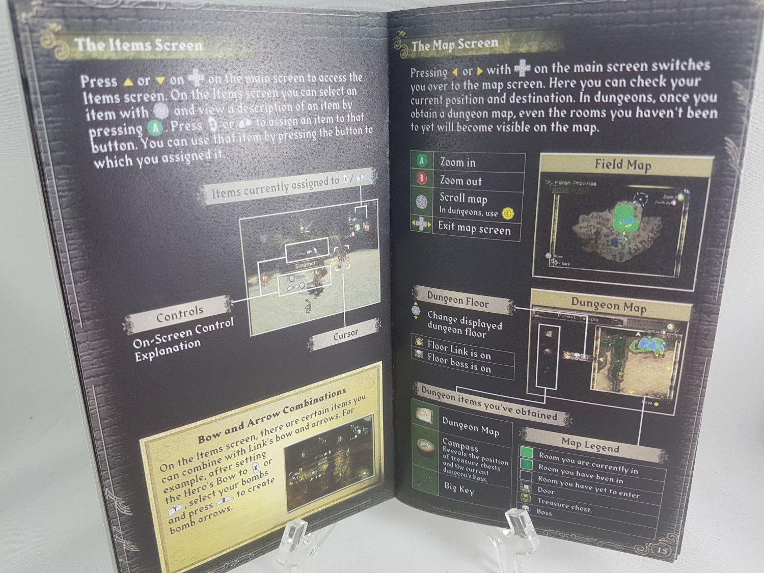 MANUAL GCN - LEGEND ZELDA TWILIGHT PRINCESS - Gamecube 'Replacement' Instruction