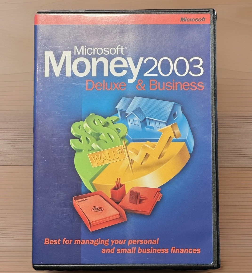 Microsoft Money 2003 Deluxe & Business For Windows - Small Business Finances