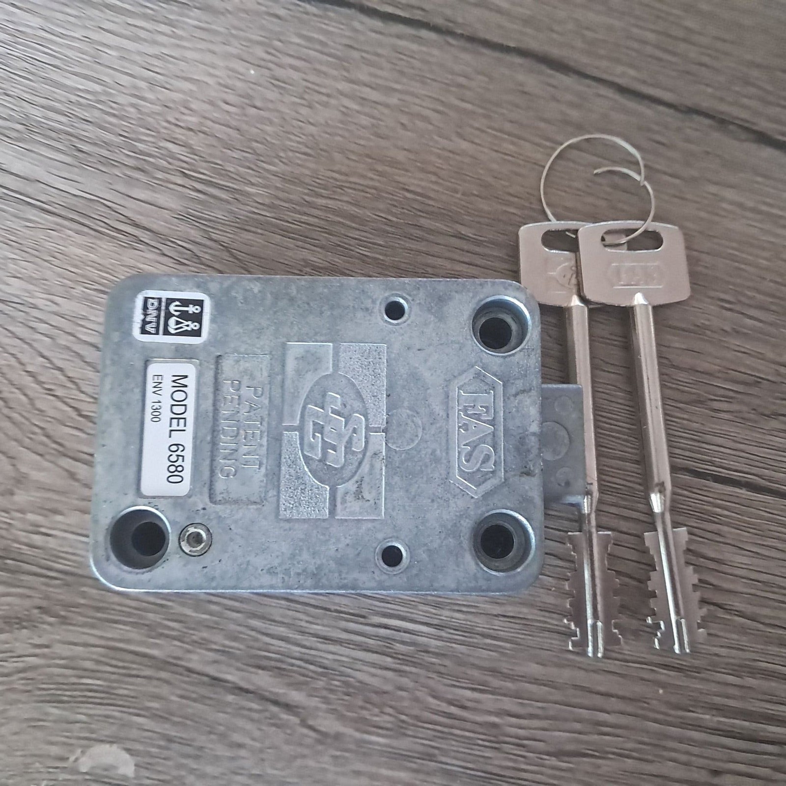 FAS 6580 SAFE LOCK WITH 2 KEYS