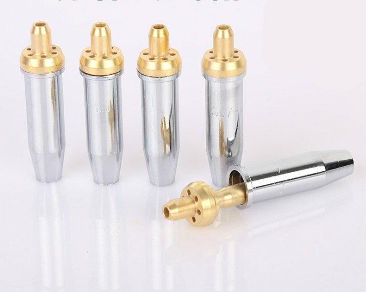 New acetylene Propane Gas Cutting Nozzle Tip Standard length 0.7/0.9/1.1mm