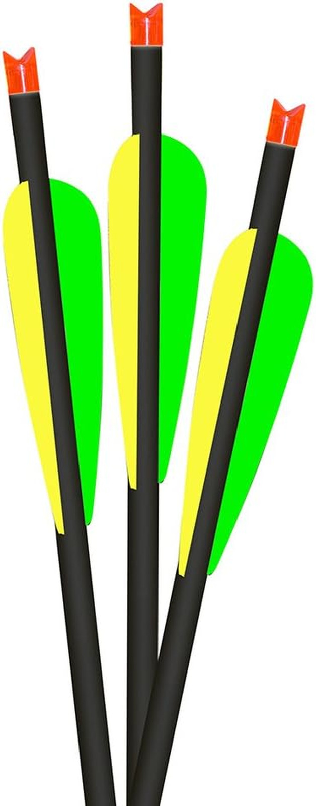 22-Inch Barnett Headhunter Equipped Crescent Bolt End (3-Pack), HD Orange