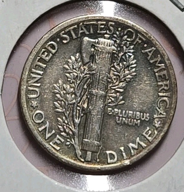 1940-Mercury Silver Dime Tonner