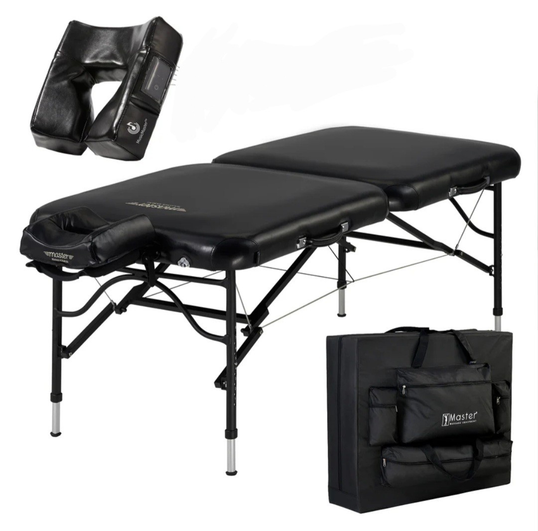 Master Massage 30" STRATOMASTER™ Portable Massage Table Package with NanoSkin