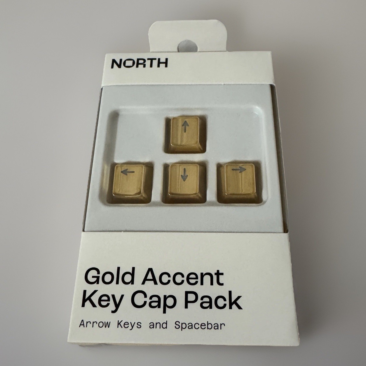 North Figural Key Cap 5 Pack Keyboard Keycap, Gold Accent