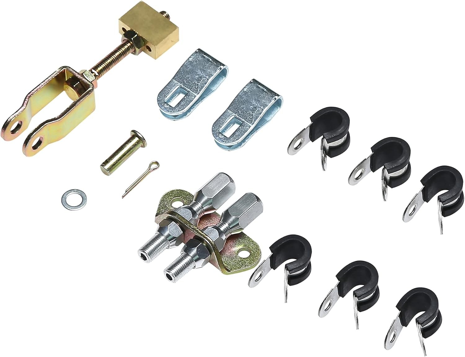 Universal Emergency Parking Brake Cable Complete Kit Replace 330-9371