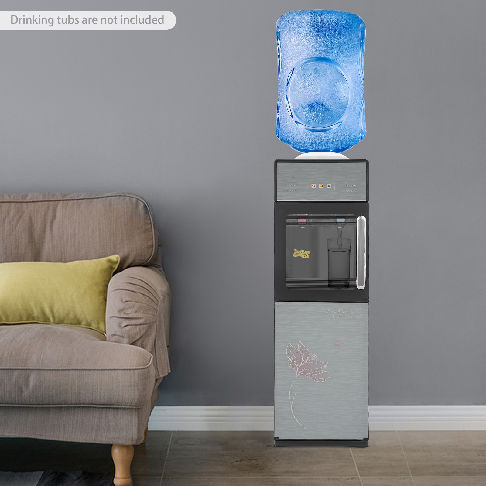 Freestanding Hot&Cold Water Dispenser for Home Office, Hot&Cold Water Dispenser~