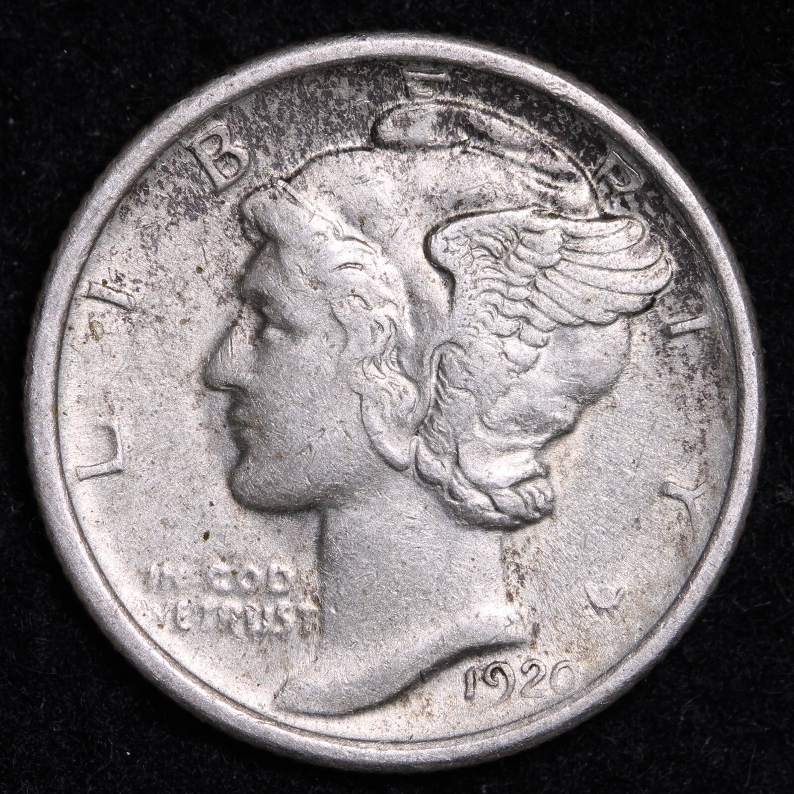 1920 Mercury Dime SUPER NICE AU FREE SHIPPING E898 DCF