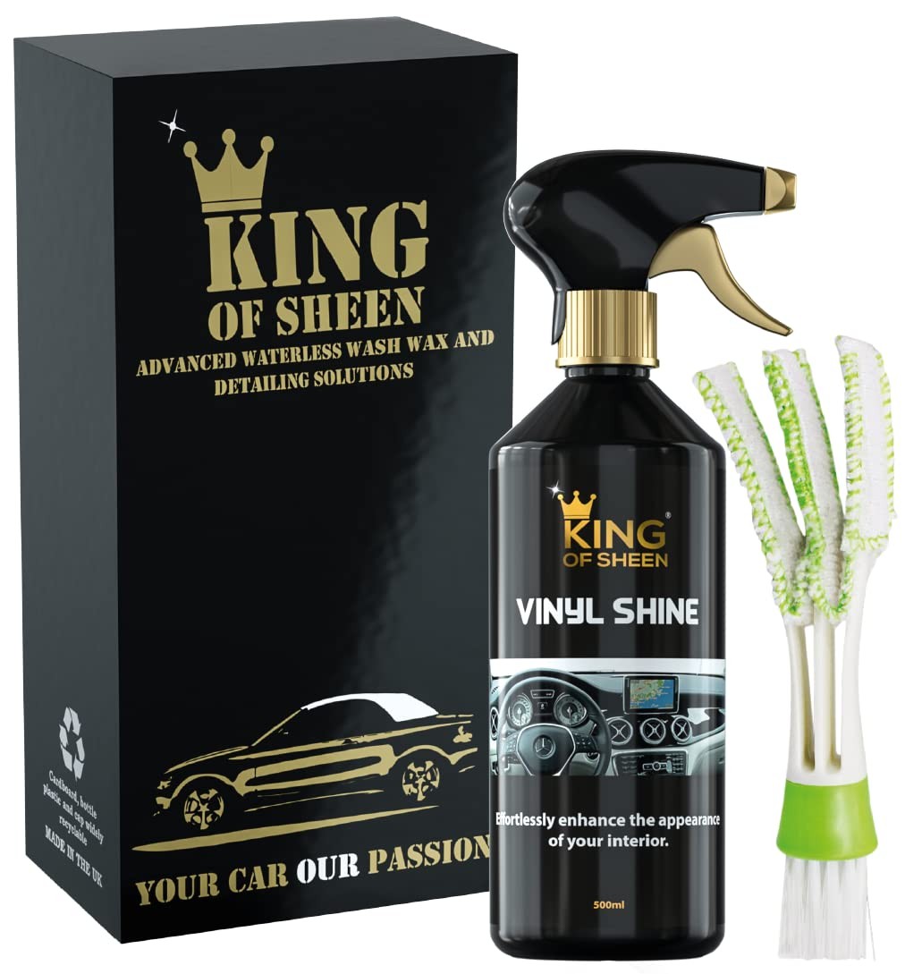 King of Sheen Vinyl Shine Car Dashboard Cleaner and Car interior Cleaner + Handy