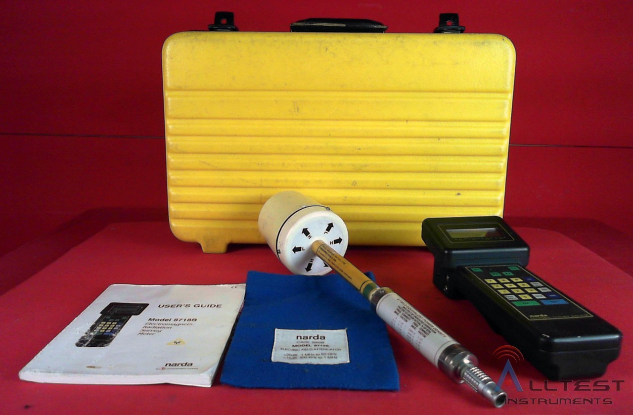 Narda 8718B RF Survey Meter With A8722D (9050)