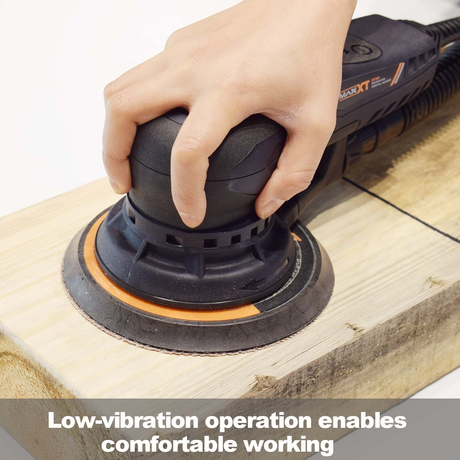 MAXXT Brushless Random Orbital Sander 350W Variable Speed 150mm (6") 5.0MM Orbit