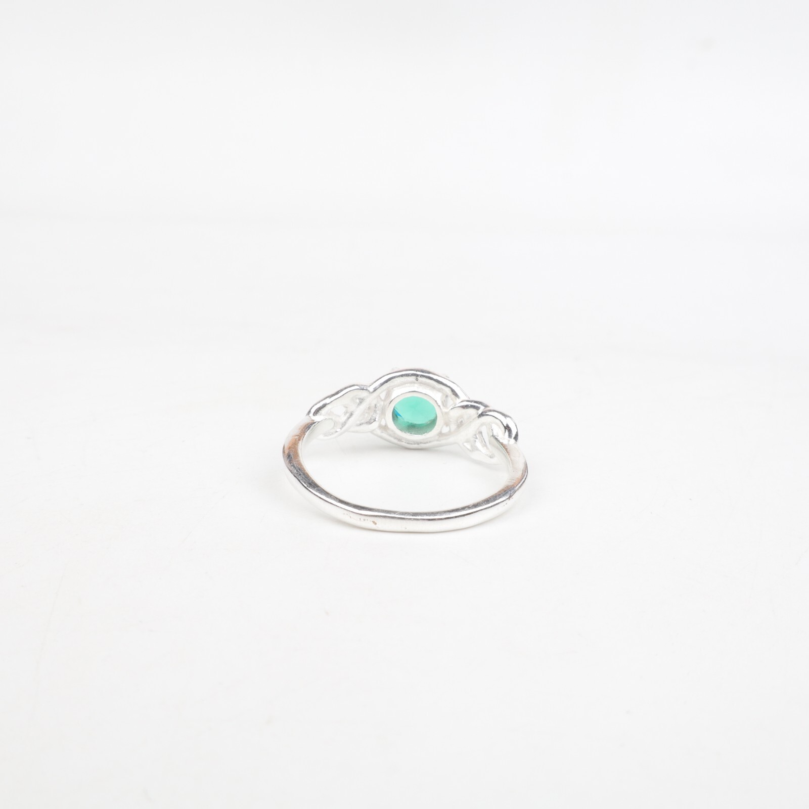 Chrome Diopside Gemstone 925Sterling Silver Jewelry Statement Ring Gift For Her
