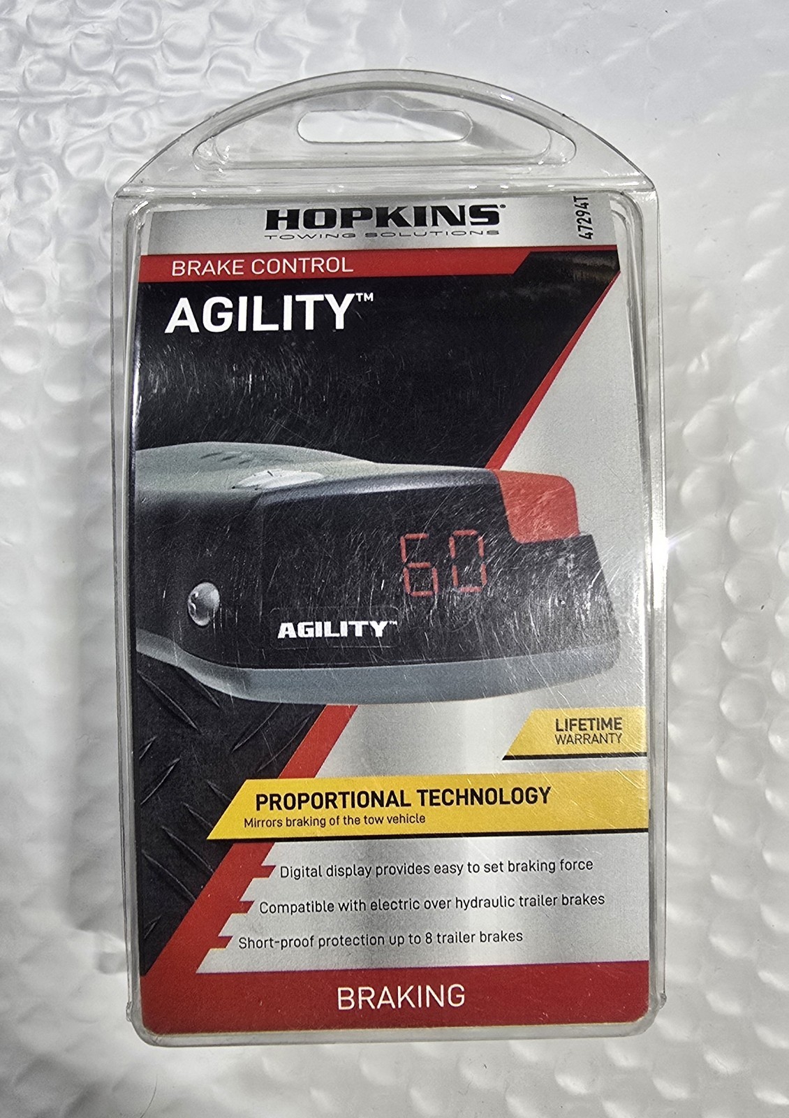 HOPKINS 47294T AGILITY BRAKE CONTROL BRAND NEW FACTORY SEALED FREE SHIPPING