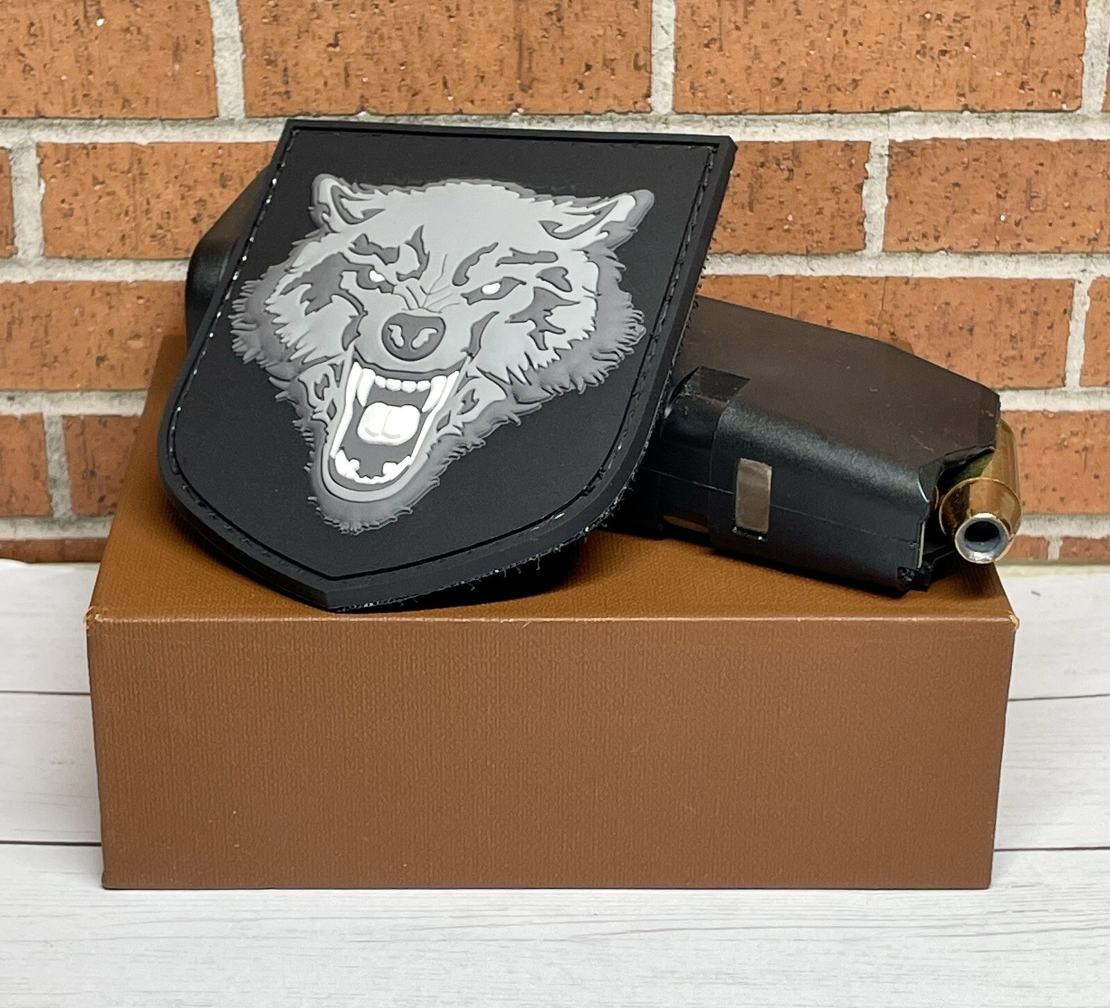 Tactical PVC Patch - Wolf Patch - Hook Morale Gun Werewolf Patch