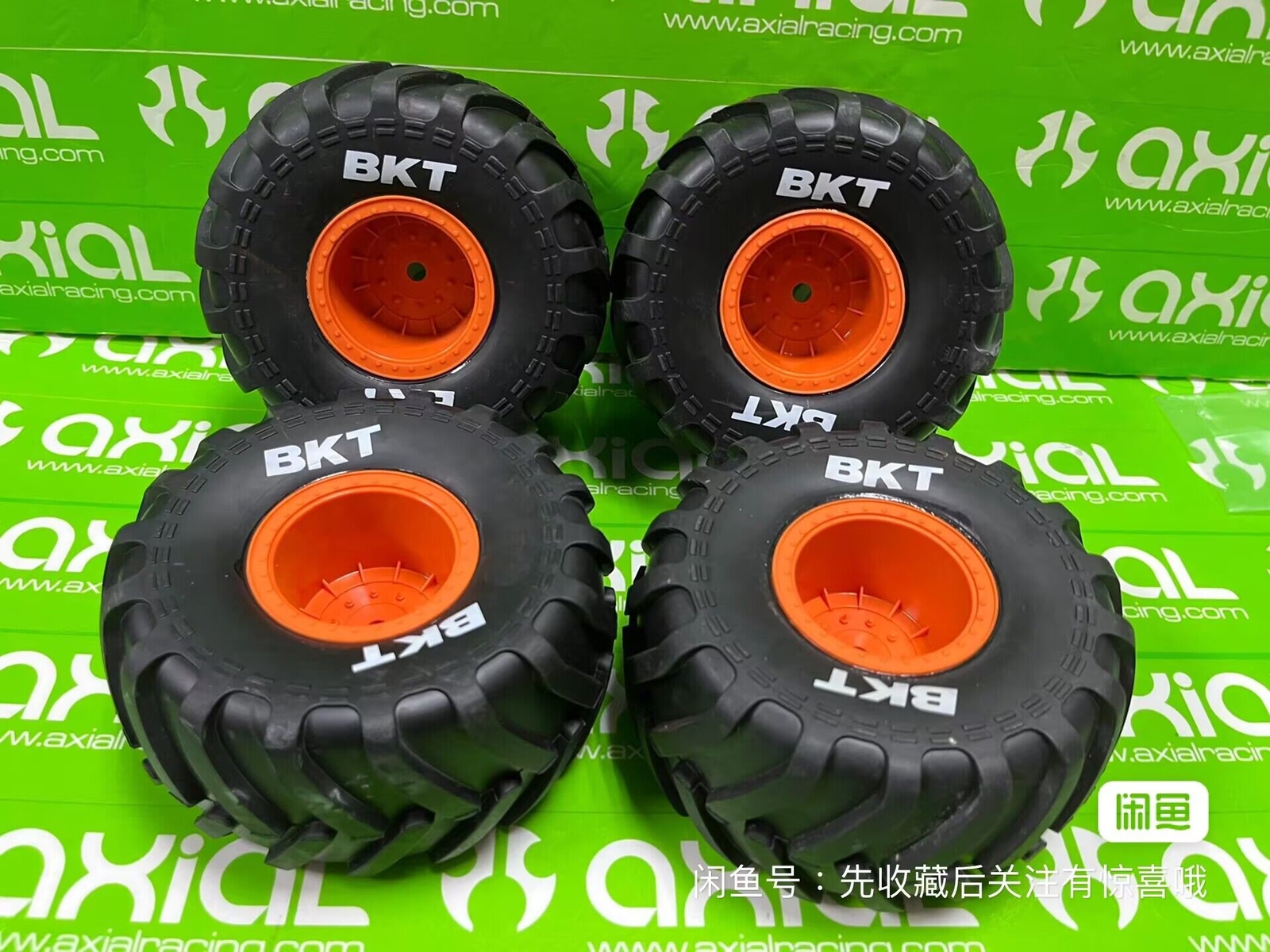 1/10 2.2 Rims Truggy Truck Wheels rc Tire 4pcs for Axial SMT10 AX90057 AX90055