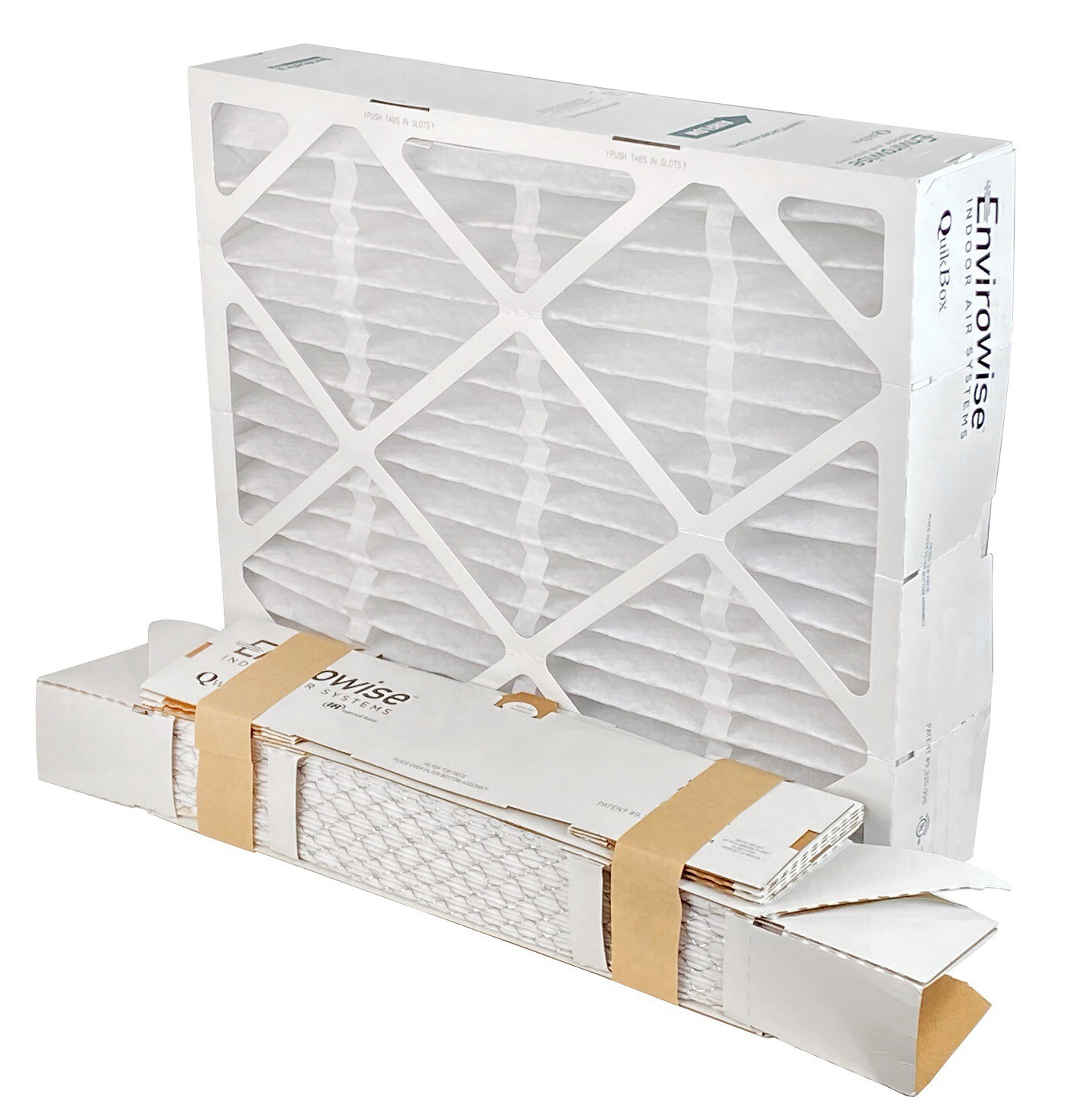 Trane FLRQB5AH18M13 - 17.75" x 20" x 4.7" Quikbox Filter Media 2-Pack, MERV 13