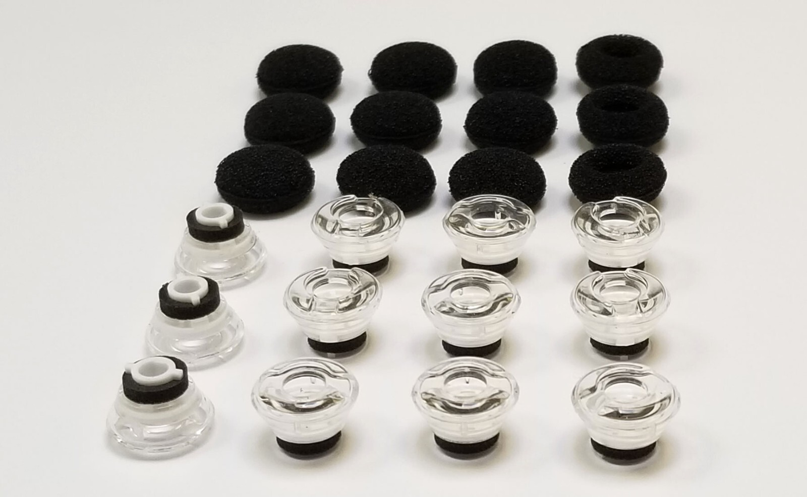 12 Small Ear Gels Tips Kit for Plantronics Voyager LEGEND Replacement with FOAMS