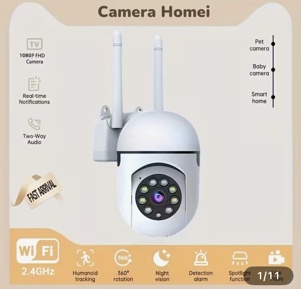 Yi Iot Indoor/Outdoor Security Wi Fi Camera 1080p Single Pack