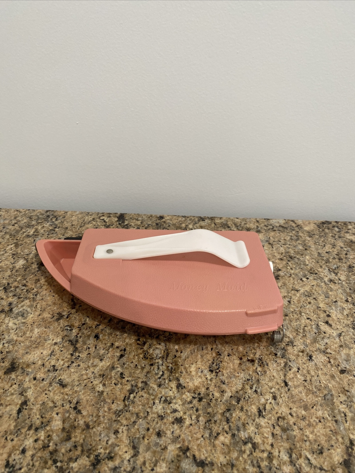 Vintage Money Maid Drive-Through Dinner Money Holder - Pink/ Salmon