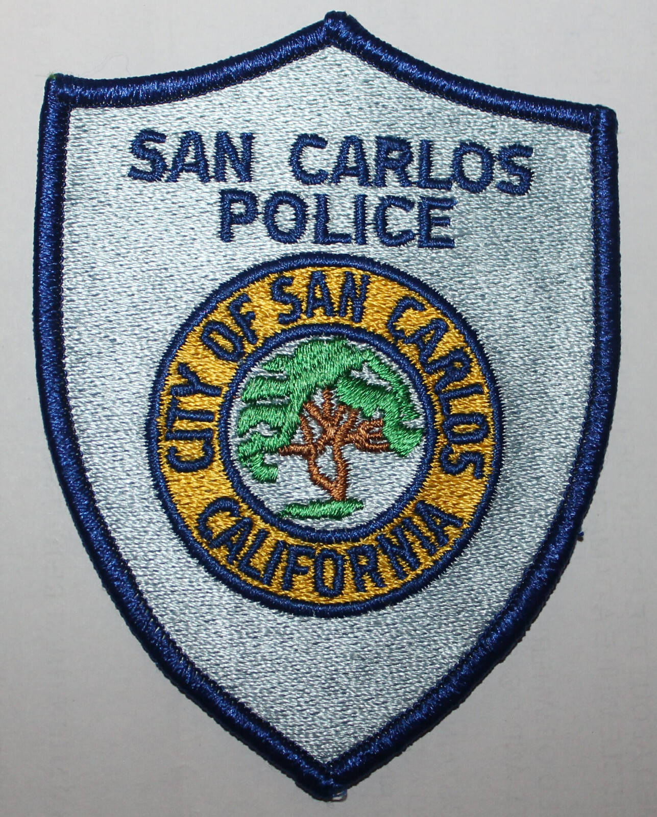 Defunct CITY OF SAN CARLOS POLICE San Mateo Co California patch #33