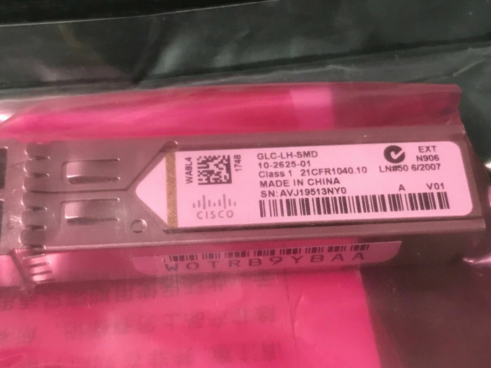 Cisco GLC-LH-SMD (mini-GBIC) Transceiver Module LX/LH SFP 10-2625-01