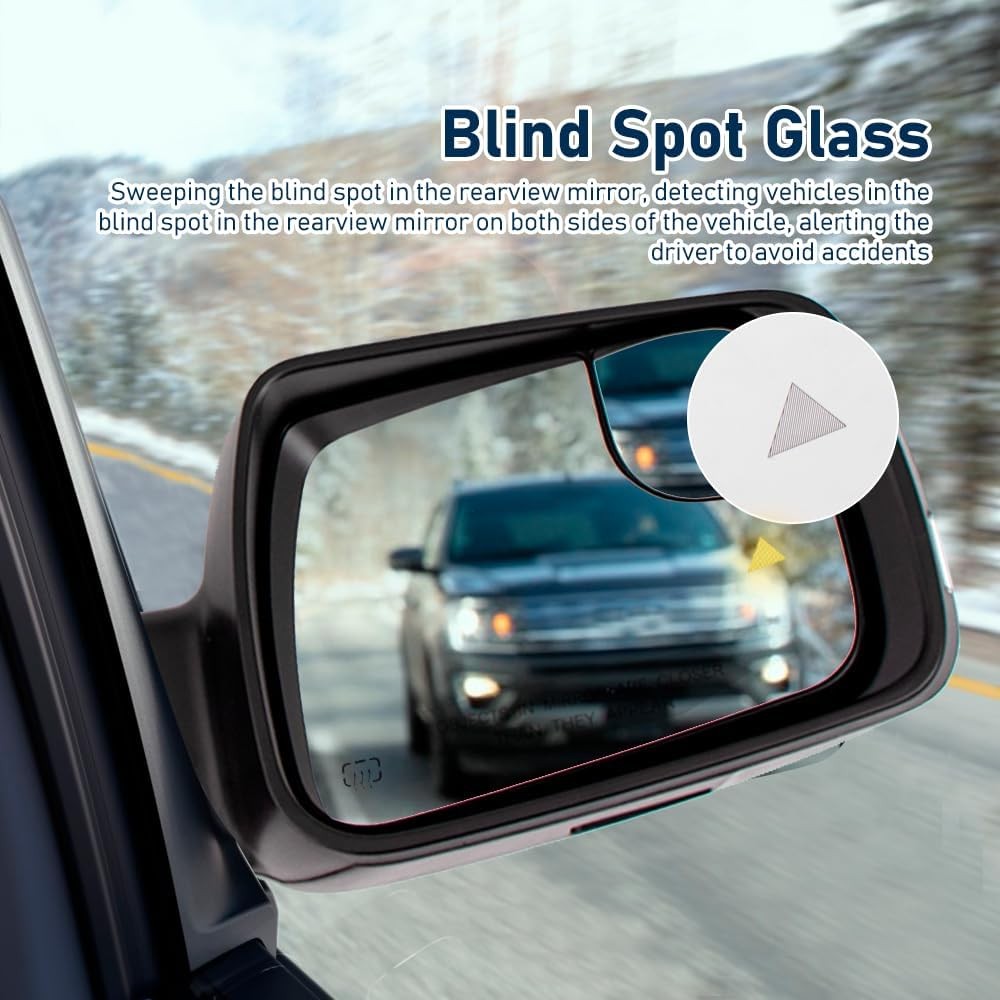 For Dodge Ram 1500 2019-2026 Left Driver Side Mirror Heated Signal Blind Spot