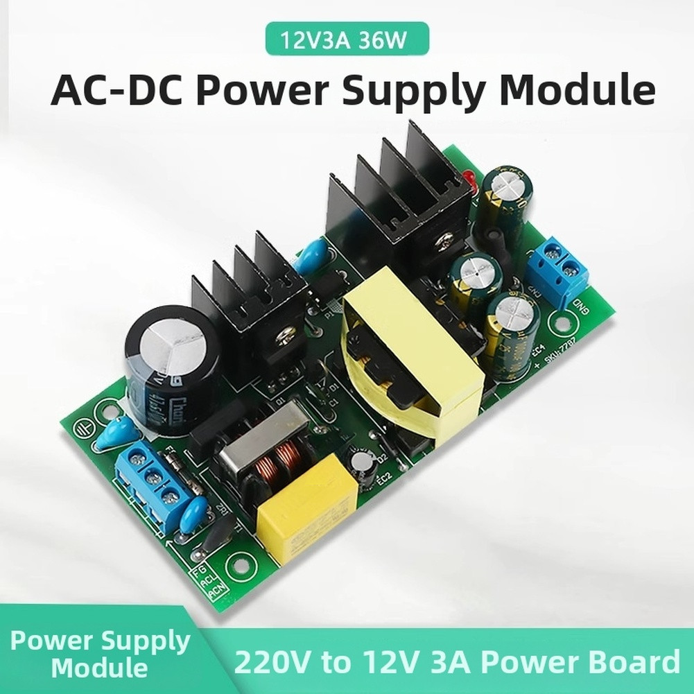 DC 12V 3A 36W Power Supply Board 85-265V AC Input Industrial Equipment