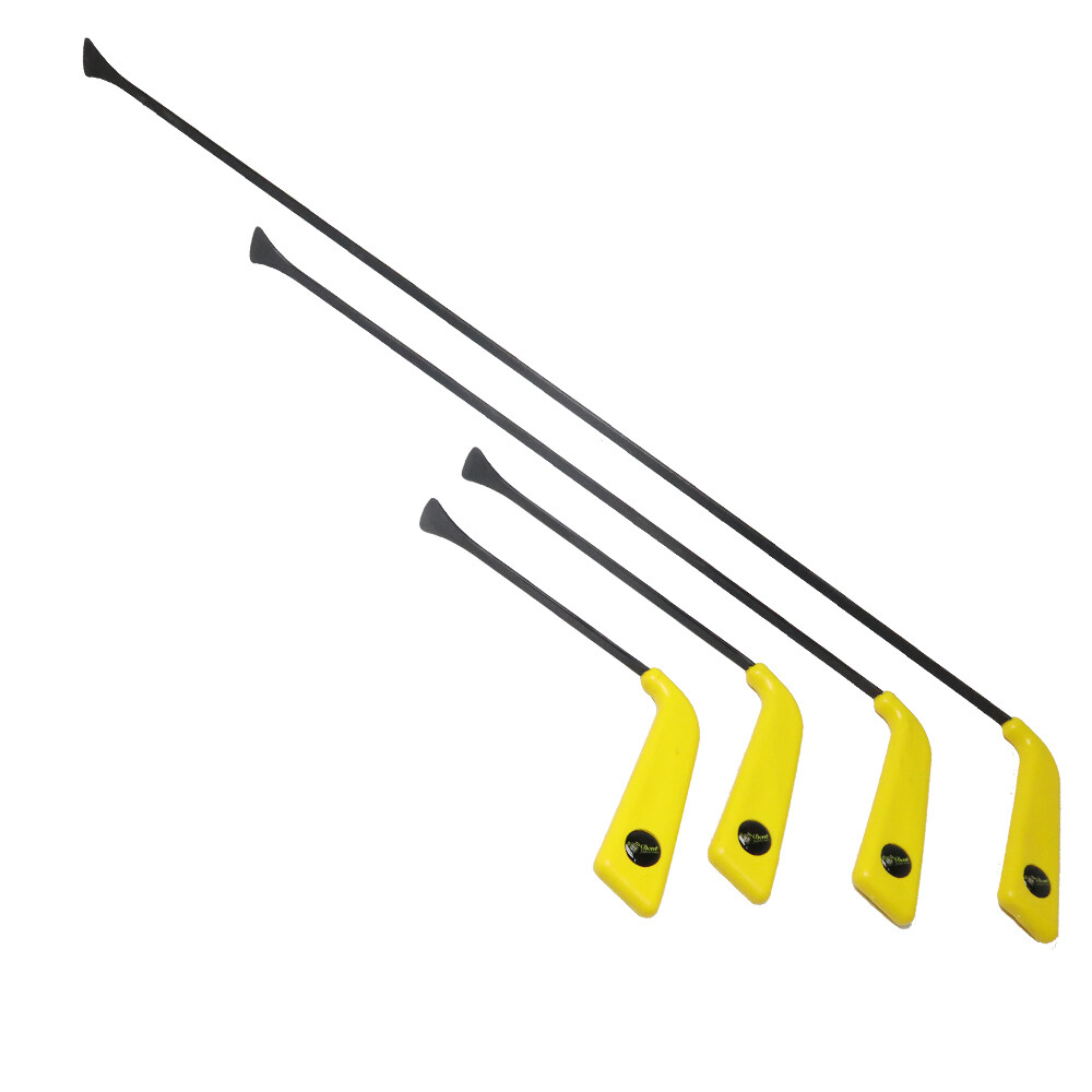 Pdr Tools Whale Tails Set of 4 Pcs Heat Treated Carbon Steel Rubber Coated Rods
