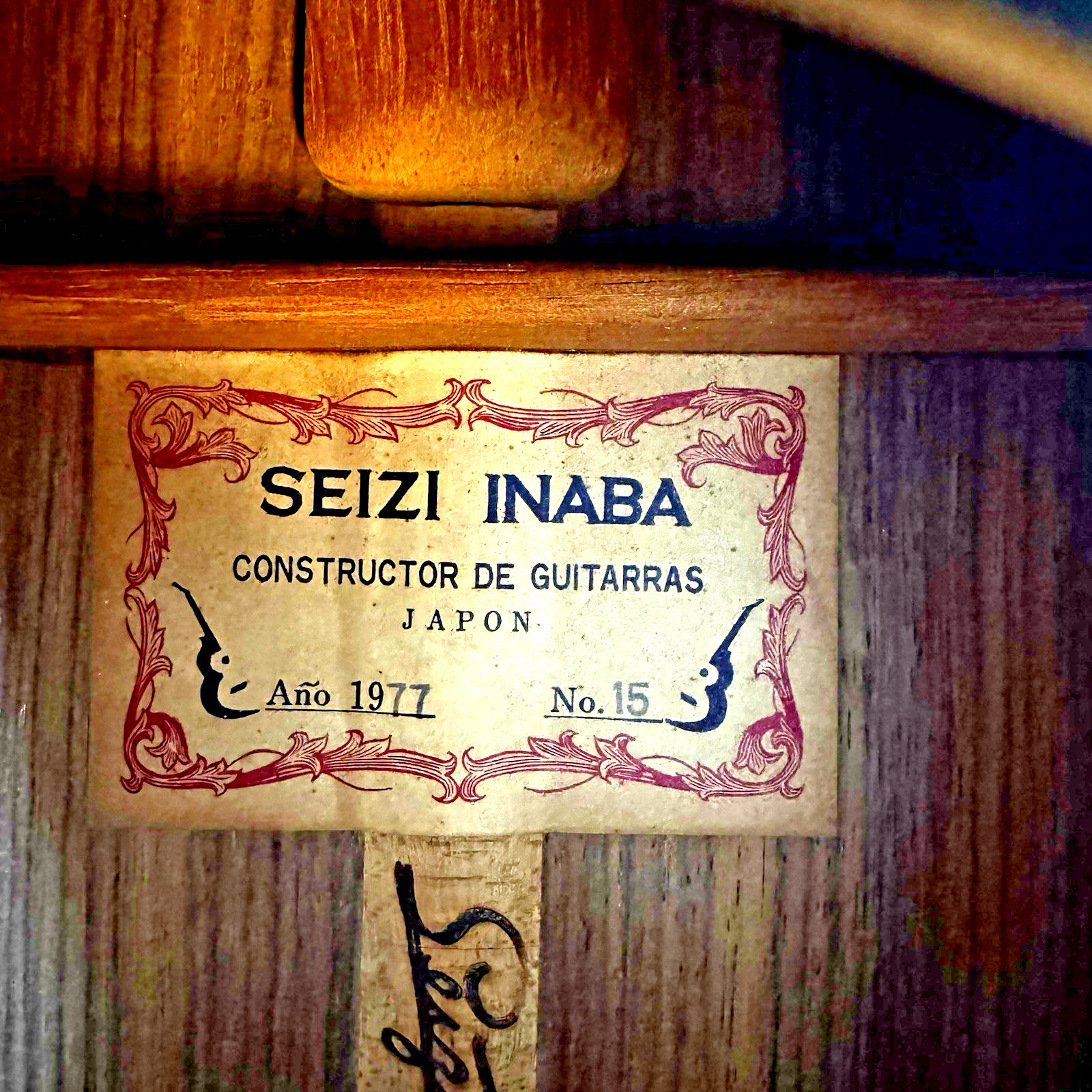 Seizi Inaba No.15 (1977) — Student of Nakade & Three Spanish Masters | All Solid