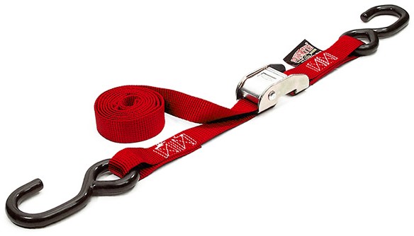 POWERTYE Tie Down Cam S Hook 1"X144" Red Each 22121 EACH