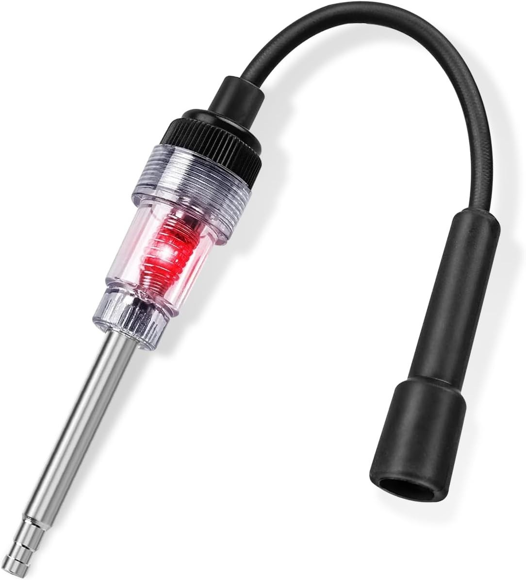 Professional Spark Plug Tester - Durable & Lightweight with Indicator Light