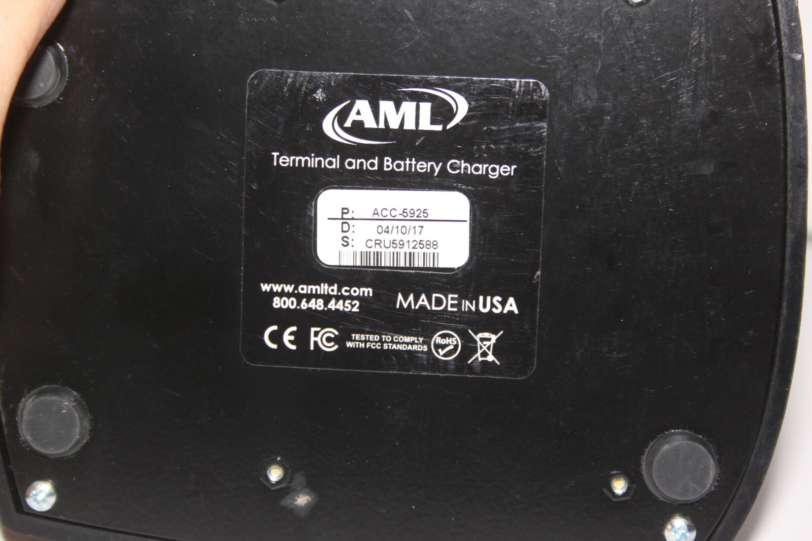 AML ACC-5925 Charging Cradle ONLY