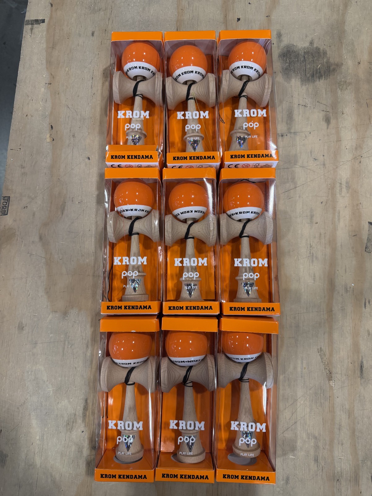 KROM Kendama POP LOL - Orange