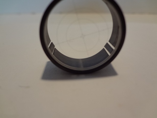 WILD LEICA CROSSHAIR +TARGET CIRCLE RETICLE IN HOLDER FOR WILD STEREO EYEPIECE