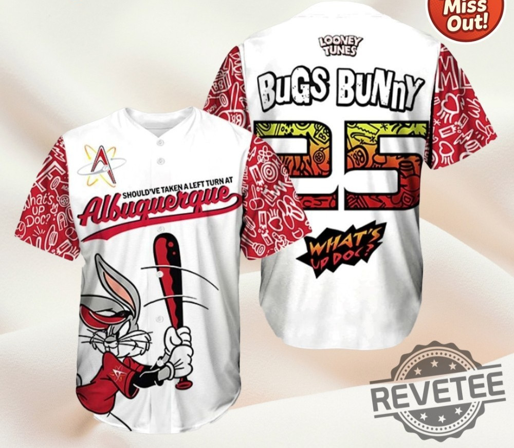 Albuquerqquue Isotopes Buggs Bunny Jersey Gifts - All Size
