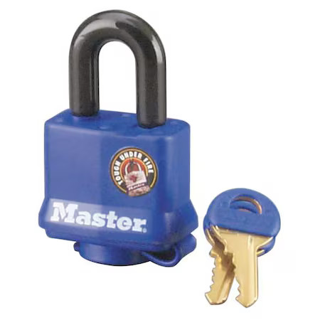 Master Lock 312Ka Padlock, Keyed Alike, Standard Shackle, Rectangular Steel