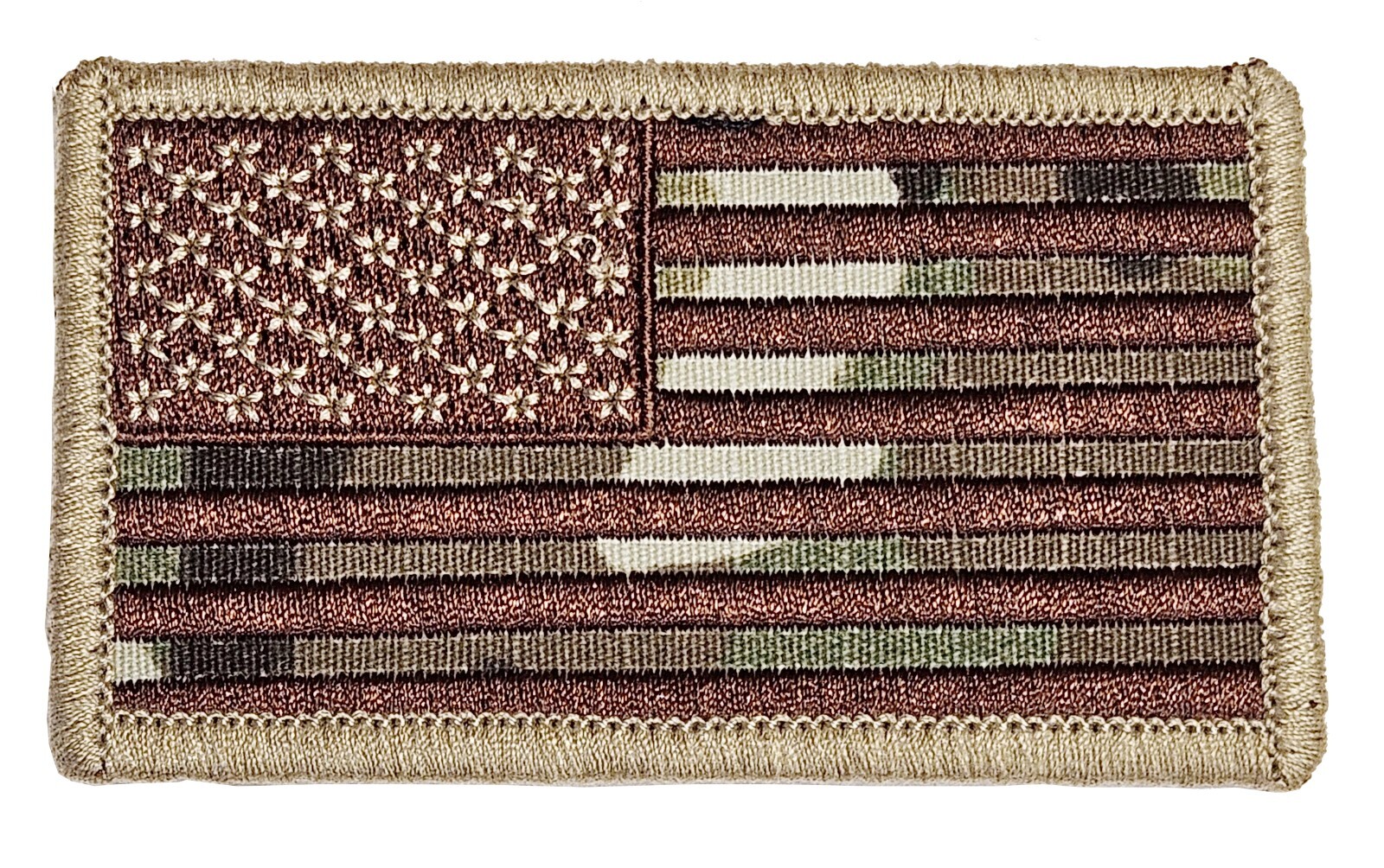 Tan Cheek Rest Stock Riser + Multicam FLAG Patch for Ruger American Ranch Rifle