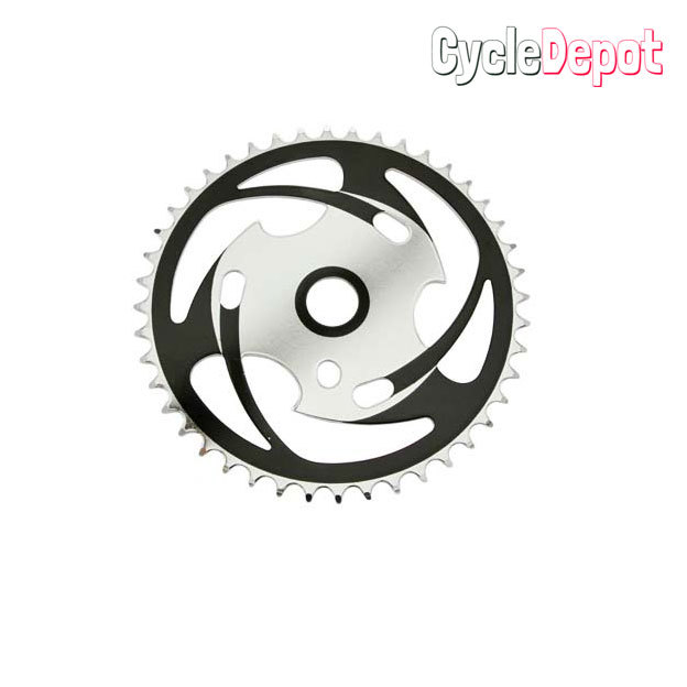 BlCYCLE CHAlNRlNG ZT7B-A 44t 1/2 X 1/8 Chrome LOWRlDER BlKE (137642)