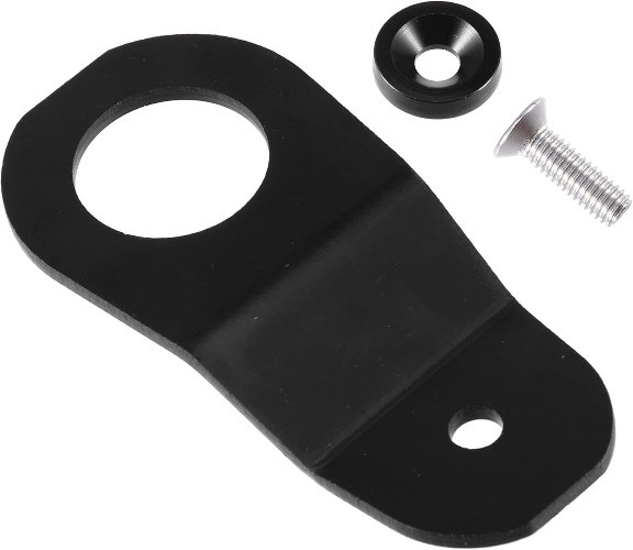 Engine Water Tank Radiator Mounting Bracket and Washer Kit in Black Alumin Black