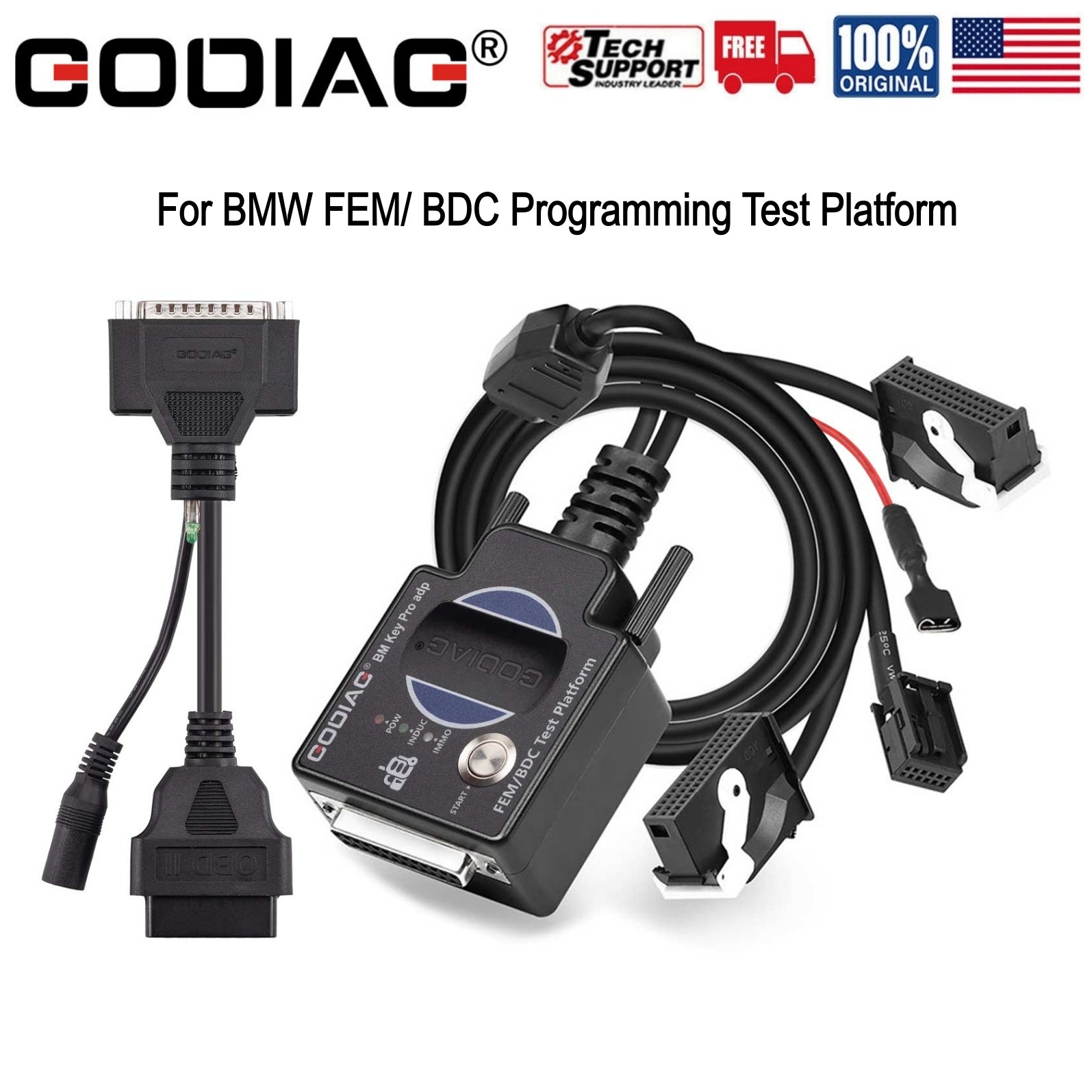GODIAG Fit for BMW FEM/BDC Test Platform Progarmming Work for GT100/GT100+ Pro