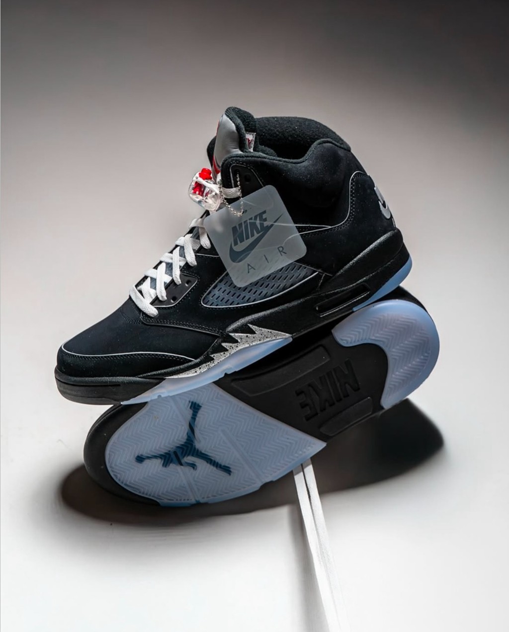 Air Jordan 5 Retro OG Black Metallic Reimagined Men's High Top Basketball Shoes