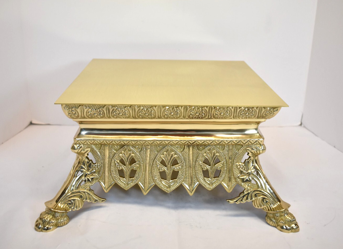 Traditional Church "Tabor" - Solid Brass Monstrance Stand #157 - Thabor