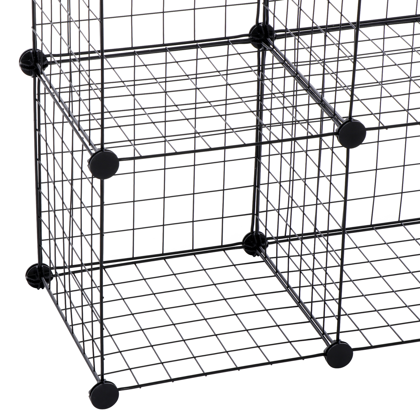 2X 12-Cube Storage Shelf Storage Bins Wire Cube Storage Organizer Modular