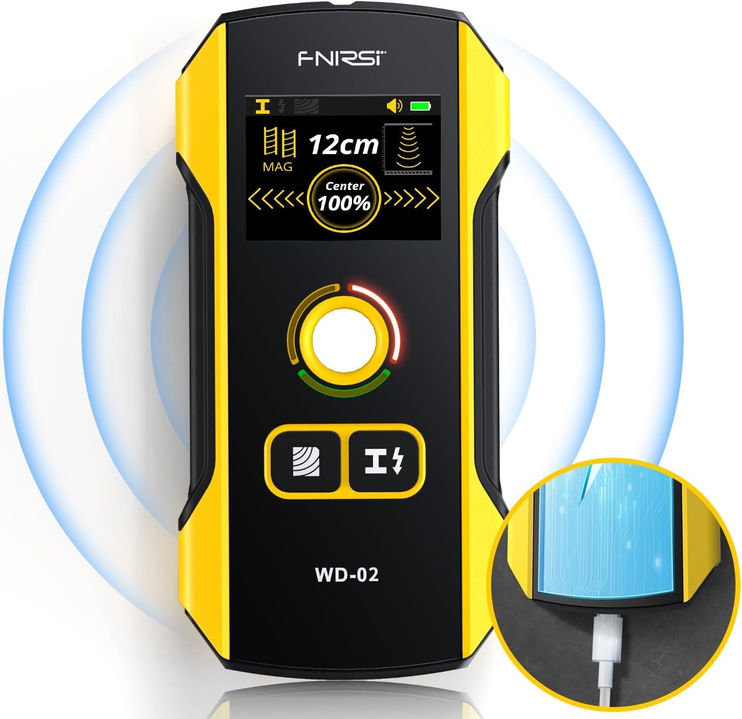 Digital Stud Finder with Depth Detection - Ideal for Home and Professional Use