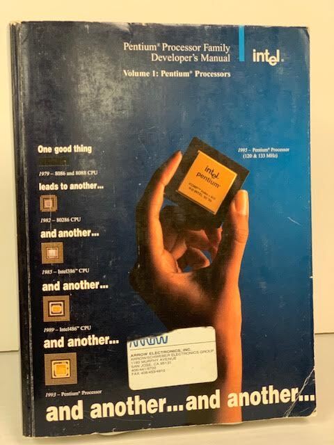 PENTIUM PROCESSORS FAMILY DEVELOPERS MANUAL 1995 (VOL 1: PENTIUM PROCESSORS)
