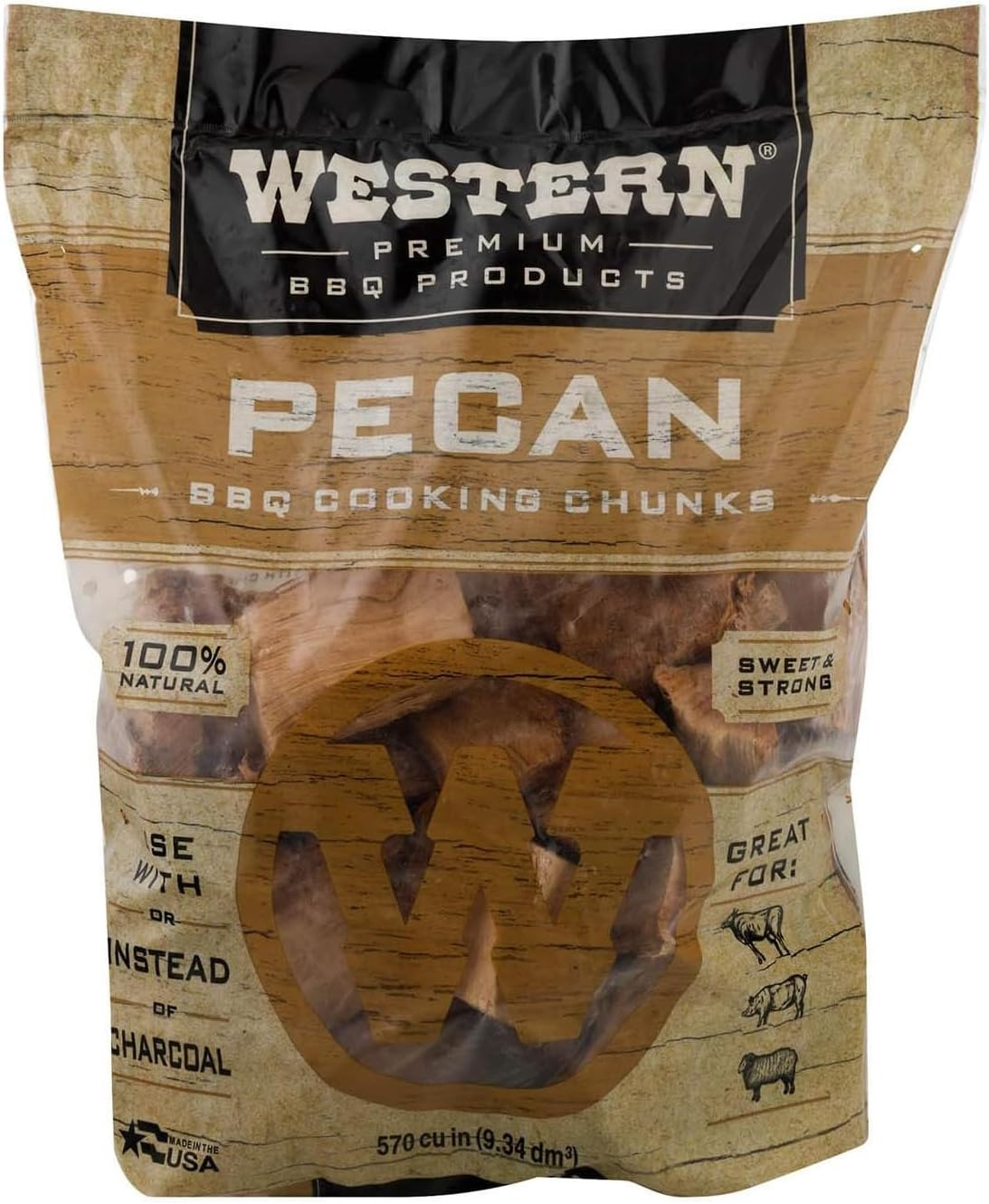 Pecan BBQ Cooking Wood Chunks