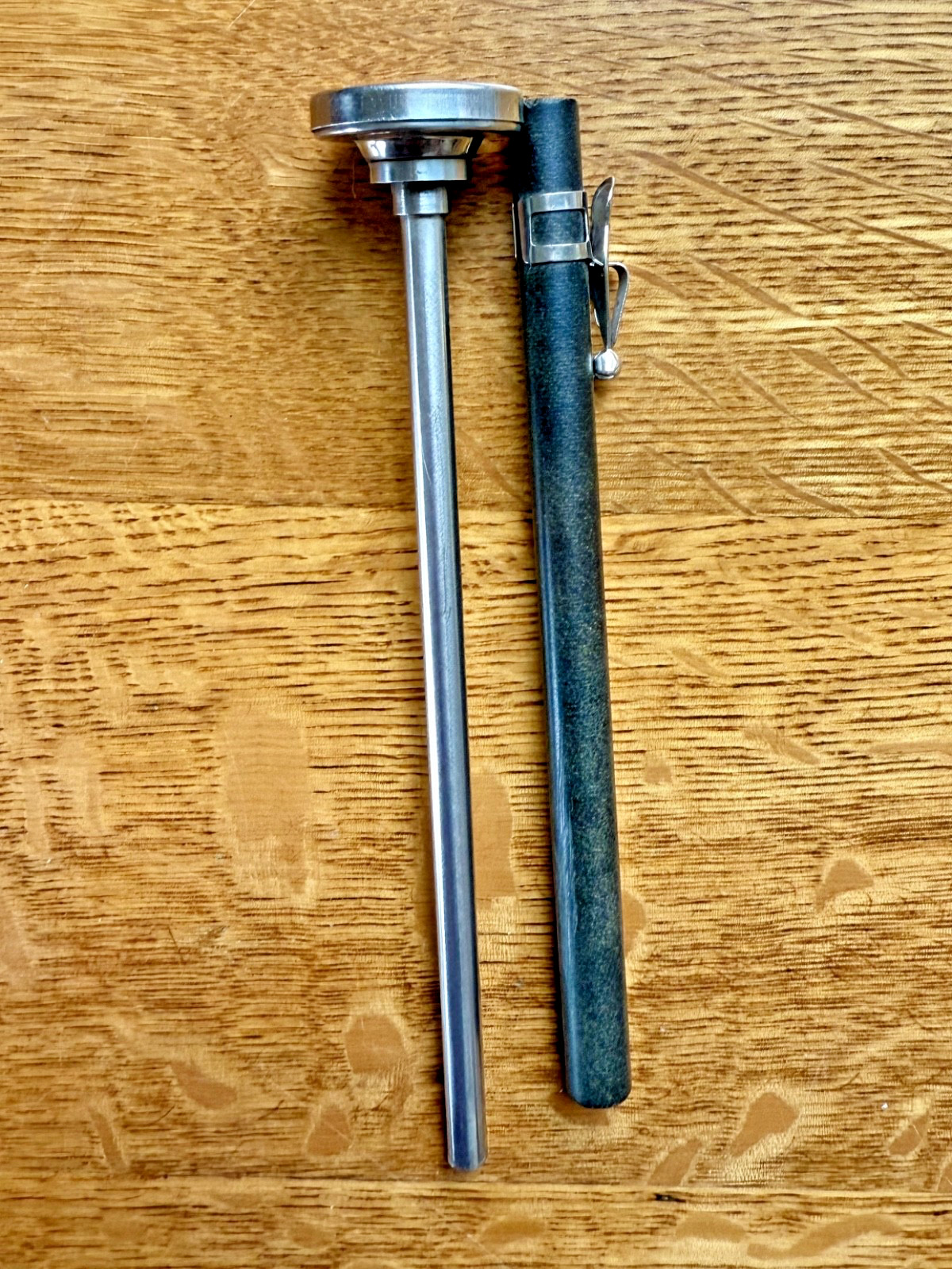 Reotemp Bimetal Fahrenheit Thermometer ,-40ºF-160° F, face 1.125” dia, stem  6"