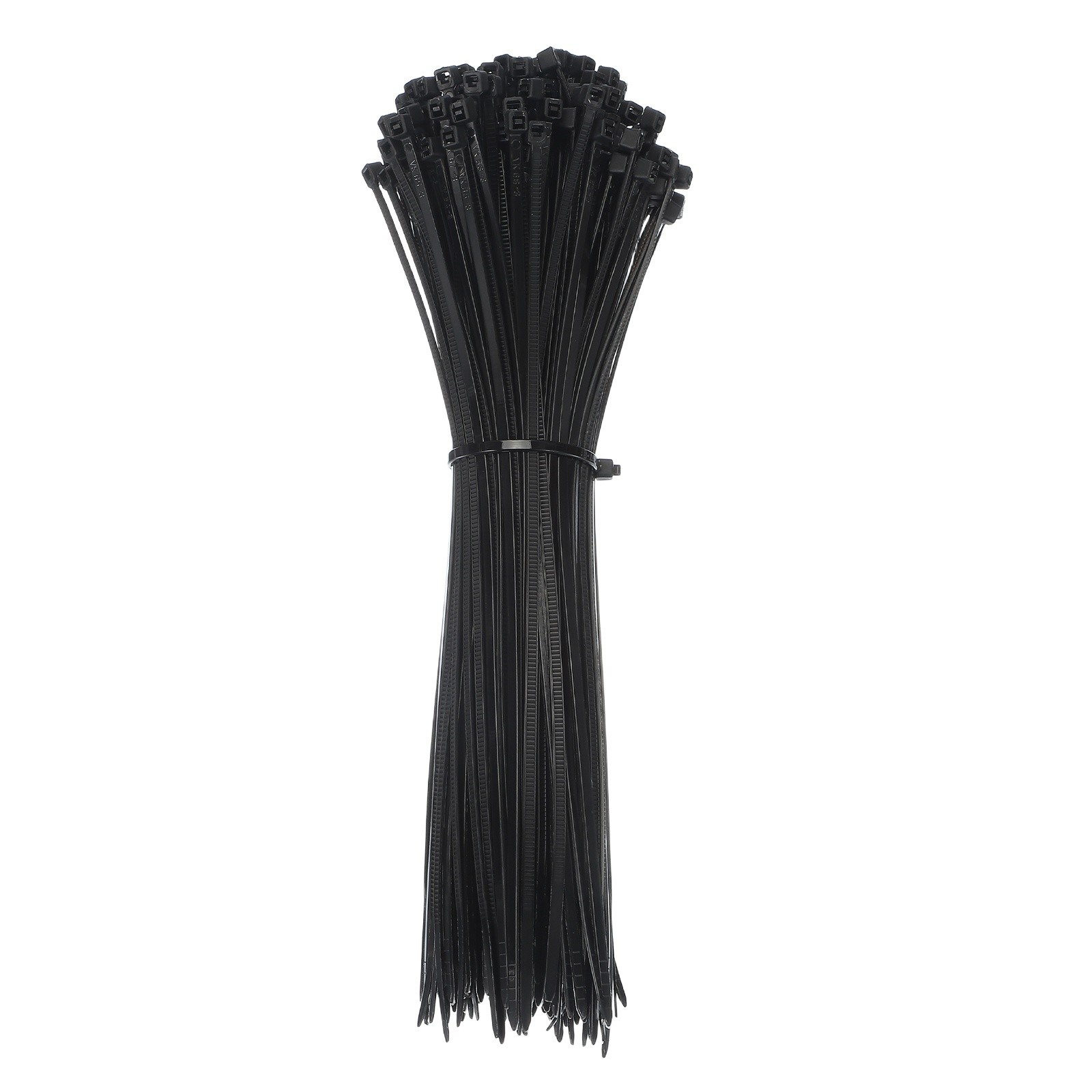 500Pcs 8 Inch x 2.7 mm Zip Ties, Self-Locking Nylon Wire Cable Ties Black