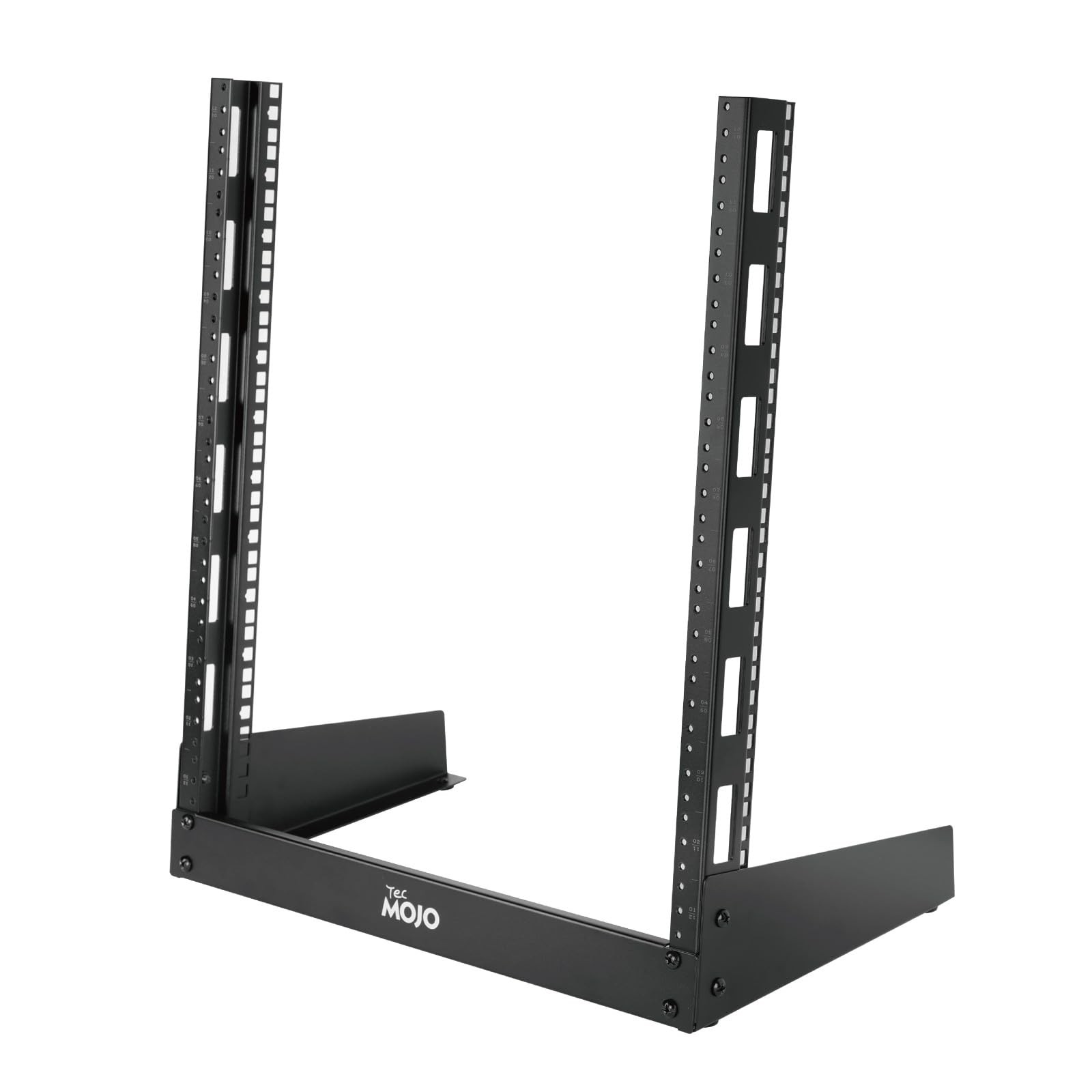 2 Post 12U Desktop Server Rack Small Open Frame Rack for 19in AV/Data/Audio/S...