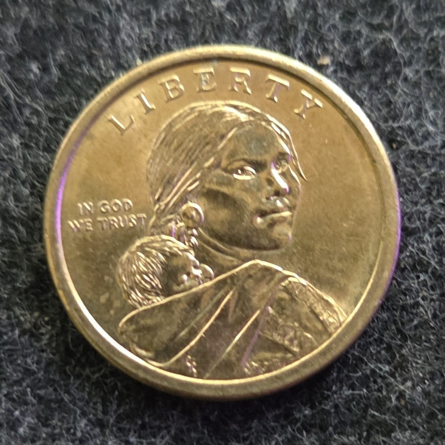 2017 Native American (Sacagawea) $1 Dollar Coin Native American Reverse